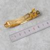 Accesorios para joyería Sisi 8.10cm pasador de cinco estrellas pinza automática fábrica de joyería DIY pinza de resorte dorada