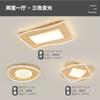 Lámpara de Techo Combinada Estilo Chino Nuevo Elegante Sencillo con Veta de Madera Nórdica Creativa para Comedor, Dormitorio, Sala de Estar Paquete de Iluminación para Toda la Casa