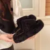 Pantuflas de Suela Gruesa para Mujer de Celebridad de Internet, Para Usar al Aire Libre, Nuevo Estilo Otoño 2026, Súper Populares, Versátiles, Retro, Cómodas, Elegantes, Pantuflas Peludas para Mujer