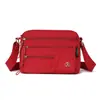 Bolso de Tela de Nylon de Gran Capacidad para Mujer, Bolso Cruzado de un Solo Hombro, Bolso Cuadrado Pequeño, Bolso para Mamá de Edad Media y Mayor, Bolso de Tela de Nylon para el Trabajo de Mujer