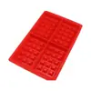 Molde de Silicone para Waffle Transfronteiriço, Molde de Silicone para Bolo em Formato de Coração, Conjunto de Ferramentas para Assar Doces e Chocolates