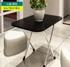 Prateleira de armazenamento de cozinha mesa de corte mesa de jantar multifuncional mesa de cozinha dobrável aluguel mesa quadrada pequena simples Exterior