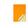 Etiqueta Adhesiva de Papel Fluorescente Naranja Tamaño A3A4 Código Anti-Falsificación Personalizado Sello para Empaque de Materia Prima Papel Especial Autoadhesivo