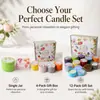 Velas Perfumadas de Cera de Soja de 12 Colores Florales y Frutales Transfronterizas Regalo de Boda Cumpleaños Velas Perfumadas con Fragancia Floral