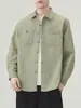 2026 Nueva Otoño Japonés Retro Hombres Holgada Casual Manga Larga Camisa Americana Ropa de Trabajo Versátil Tendencia Marca Chaqueta