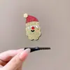 Diadema Luminosa Navideña de Dibujos Animados Pinzas para el Cabello Diadema Dulce Linda de Astas Ambiente Pinzas de Felpa para el Cabello para Niños