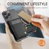 Cartera Estilo Marco de Fotos Simple Denior Anti-Robo RFID Magnética Ranura para Tarjetas Multifunción Soporte de Cuero PU Soporte para Tarjetas