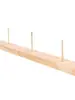 Estante de Exhibición para Joyería de Aretes, Calcetines, Estante de Exhibición de Madera Maciza para Tienda de Ropa de Pinzas para el Cabello, Joyería, Collares, Estante de Almacenamiento para Montar en la Pared