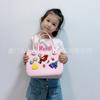 Bolsa de Cosméticos Explosiva de Venta Caliente Cesta de Agujeros Pequeños Multicolor Bolsito Lindo para Niños Bolsa de Viaje al por Mayor EVA Playa