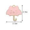 Accesorios para Joyería DIY de Venta Caliente Transfronterizos, Paraguas con Cara de Gato Joyería DIY Hecha a Mano, Accesorios para Joyería DIY de Esmalte de Alto Valor