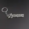 Comércio Exterior Europeu e Americano Filmes e Televisão Periféricos Vingadores Logo Linha A Chaveiro Chave do Carro Pingente de Metal Acessórios