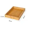 Bandeja de Madera Rectangular Bandeja para Exhibir Pan Estilo Chino Tienda de Pasteles Bandeja para Hornear Pastelería Plato para Exhibir Productos Secos