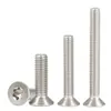 Tornillo de Máquina Cabeza Avellanada Torx Grado 10.9 Niquelado Rosca de Máquina Ranura Torx Alambre de Máquina Tornillo M2.5 M2 Acero al Carbono de Alta Resistencia M3