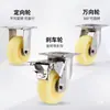 Roda de Nylon para Carrinho de Carga Pesada Aço Inoxidável 304 Roda Giratória com Freio Roda de Rolamento 4 Polegadas 5 Polegadas 6 Polegadas 8 Polegadas