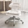 Taburete pequeño universal con ruedas y polea, taburete bajo para el hogar, cambiador de zapatos, respaldo para niños, taburete redondo para sala de estar, banco suave.