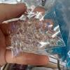 Suministro directo de fábrica de pulseras de cristal, accesorios de bricolaje con cuentas sueltas, colgante de mariposa con agujero central de 10 mm, accesorios para el cabello