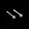 Acessórios para Brincos DIY Pinos de Orelha de Resina Transparente Cuidado com Furos na Orelha Hastes para Orelha Pequenos Piercings de Orelha Joias para Orelha Atacado