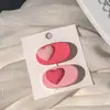 2025 Nova Presilha Rosa Dopamina Bico de Pato Meninas Fofa Moda Grampo para Franja Cabelo Quebrado Pequeno Grampo de Cabelo