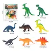 Decoração de Bolo de Dinossauro Simulado Enfeites Tiranossauro Rex Bebê Macho Aniversário Ano Velho Crianças Pequeno Dinossauro Brinquedo Enfeites
