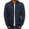 Chaqueta acolchada de algodón para hombre de Amazon, nueva chaqueta acolchada de algodón con cuello alto, abrigo corto acolchado de algodón para hombre, invierno 2023
