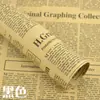 Papel Kraft Vintage al por Mayor Papel para Envolver Libros Papel para Envolver Regalos Materiales de Empaque para Ramilletes Papel para Envolver Flores Periódico en Inglés