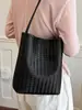 Bolsa Saco Tecida Super Quente Feminina 2026 Nova de Verão Versátil Retrô Bolsa de Ombro Bolsa de Braço Bolsa para Trabalho e Trajeto