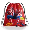 Mochila con Cordón Temática de Spider-Man, Bolsa de Almacenamiento con Cordón de Poliéster, Bolsa con Cordón Infantil de Dibujos Animados de Spider-Man
