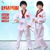 Ropa de Taekwondo al por mayor, primavera, verano, para niños y adultos, manga larga, manga corta, ropa de entrenamiento de Taekwondo.