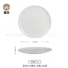 Plato creativo chino de melamina blanca vajilla de banquete de cocina privada plato de hotel restaurante plato de sopa plato de aperitivo plato personalizado
