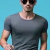 Camiseta Base Ajustada de Manga Corta para Hombre Verano Camiseta de Manga Corta para Hombre Top de Moda