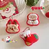 Pingente de Boneca de Pelúcia de Natal Atmosfera Festiva Boneca Decorativa Árvore de Natal Velho Homem Rena Pingente de Bolsa