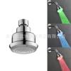 LED rociador superior pequeño nuevo cabezal de ducha redondo flash colorido/control de temperatura boquilla de cambio de color de tres colores 8010-A5