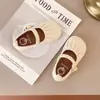 Zapatos de Princesa para Niñas 2025 Otoño Nuevo Estilo Pequeño Fragante Moda para Niña Suela Suave Antideslizante Zapatos Individuales de Frijol para Bebé