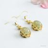 Pendientes de Jade Hetian Natural Guan Yu Agua Clara Pendientes de Gancho de Jade Tendencia Nacional Fábrica de Joyería Venta al por Mayor Dropshipping S4052903
