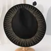Sombrero Nupcial Europeo y Americano Nuevo Estilo Ala Ancha Estampado Dorado Ante Sombrero de Fieltro de Ala Ancha Moda Corazón de Melocotón Sombrero de Vaquero