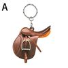 Llavero Colgante con Forma de Sillín para Coche Decoración Personalizada Universal para Hombres y Mujeres Llavero Plano de Acrílico