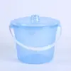 Contenedor de lavado de bolígrafos de pigmento multifuncional directo de fábrica, cubo transparente de plástico, cubo portátil, suministros de arte