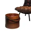 Tina Avanzada para Lavar Pies de Casa Cubo para Pies Barril de Madera Madera de Cedro Madera Maciza Cubo para Pies con Masaje Conservación del Calor Calefacción Tienda de Terapia para Pies Cubo de Baño