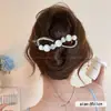 Pinza de pelo elegante para mujer, pinza de torsión de alta gama para la parte posterior de la cabeza, pasador floral, accesorio para el cabello, pinza de pico de pato