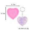 DIY Vários Dia dos Namorados Amor Pingente Decoração Chaveiro Pingente para Celular Fazendo Molde de Silicone