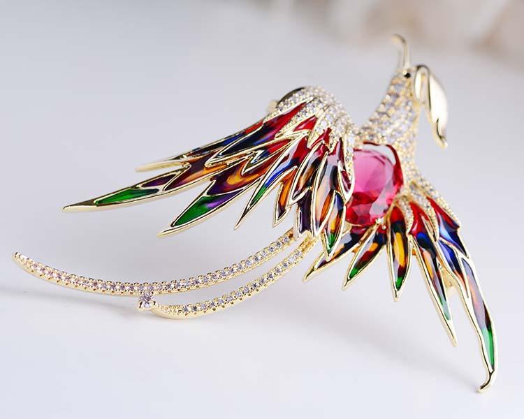 凤凰胸针