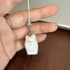 Chaveiro de Cachorrinho Fofo Tridimensional Aveludado, Pingente Divertido de Coração Feminino para Bolsa de Celular, Acessórios de Presente para Casais e Melhores Amigos