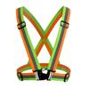 Colete Refletor com Tira Elástica Feiyue Roupa para Corrida Noturna e Ciclismo Proteção de Segurança para Adultos e Crianças com Elasticidade Ajustável