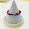 Pulseira Estilo Chinês Natural de Cinábrio Turquesa Âmbar para Mulheres Pulseira Chinesa Presente de Dia das Mães para Namorada Presente para Melhor Amiga Atacado