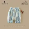 Calças Casuais Femininas Verão Novo Estilo Bebê Classe A Anti-Mosquito Estilo Coreano Calças Finas para Bebês Calças com Ar Condicionado Roupa Infantil
