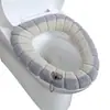 Funda de Asiento de Inodoro de Felpa para Invierno con Asa Engrosada, Funda de Asiento de Inodoro Universal Cálida de Felpa para el Hogar, Lavable