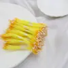 Estames de malte pistilos bastões retorcidos materiais feitos à mão fondant gesso flor de lótus flor de veludo flores embrulhadas centros de flores amarelas