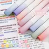 Colección Wenxi Pluma Fluorescente Color Alto Calidad Marcador Suave para Estudiantes Protección Ocular Diario Marcador Resaltador