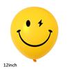 Atacado 10 polegadas 12 polegadas smiley face balão ins vento limão amarelo smiley face látex desenho animado sorriso balão
