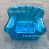 Sofá Inflable Transparente de PVC Grueso Hecho en Fábrica Sofá Transparente Creativo Hecho a Mano DIY Graffiti Se Puede Instalar con Muñeca